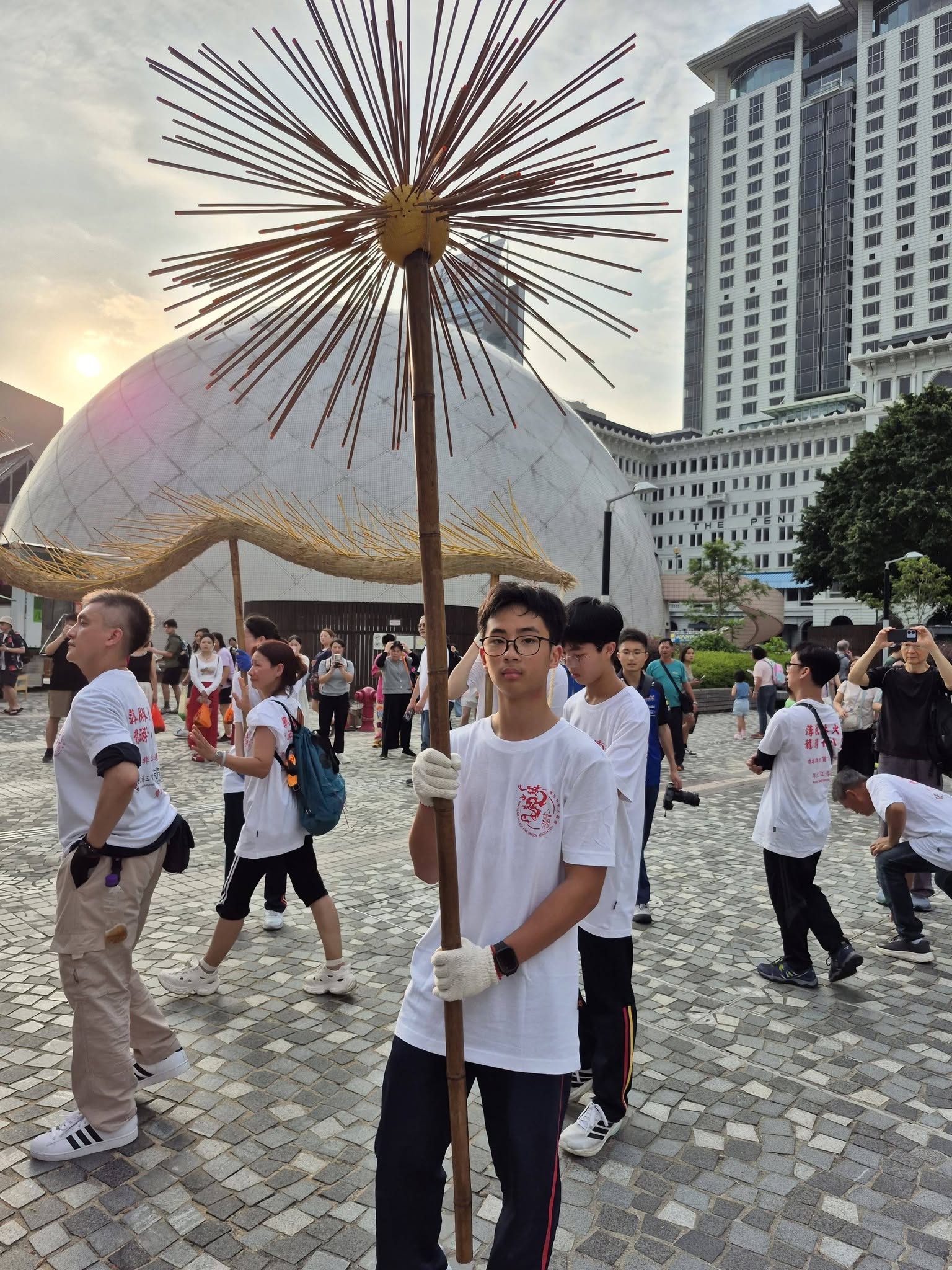 本校師生早前獲薄扶林村火龍會邀請參與「香港非遺月2026嘉年華 : 中秋舞火龍龍游十八區」 - 圖片 2